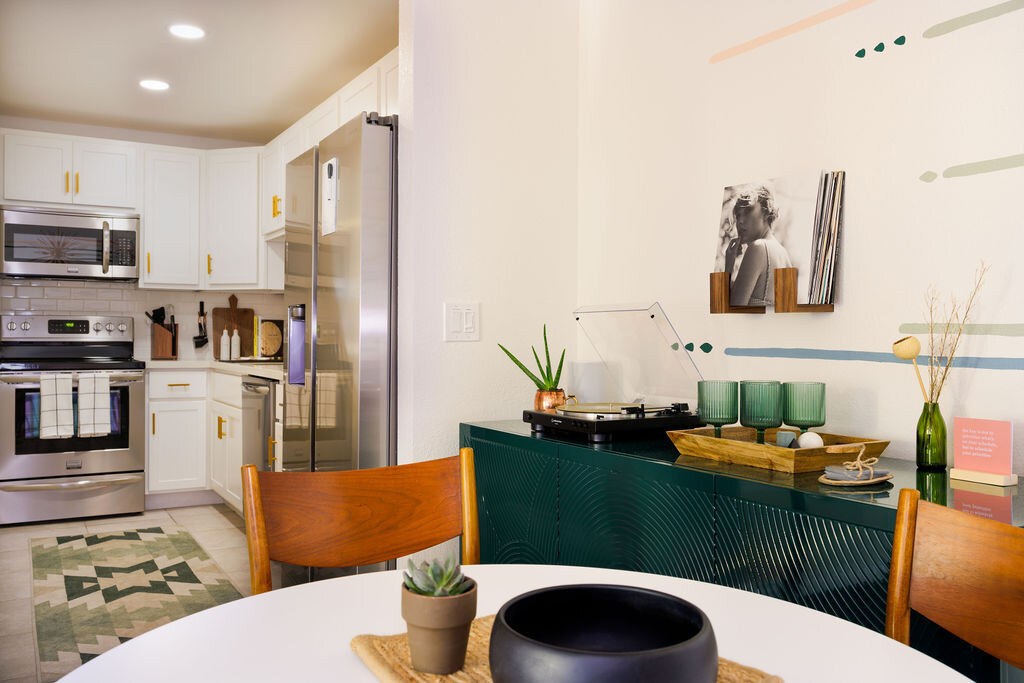 Master bedroom with wellness-focused calming design